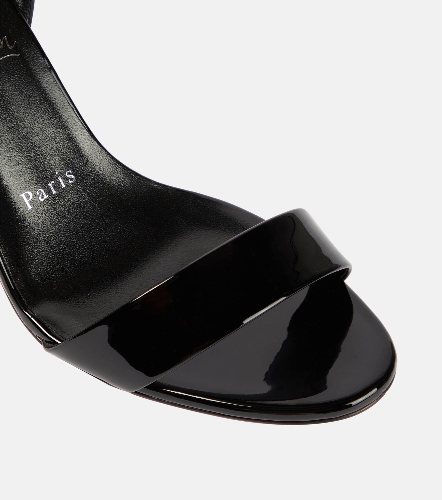 Miss Sabina 85 patent leather sandals - 6