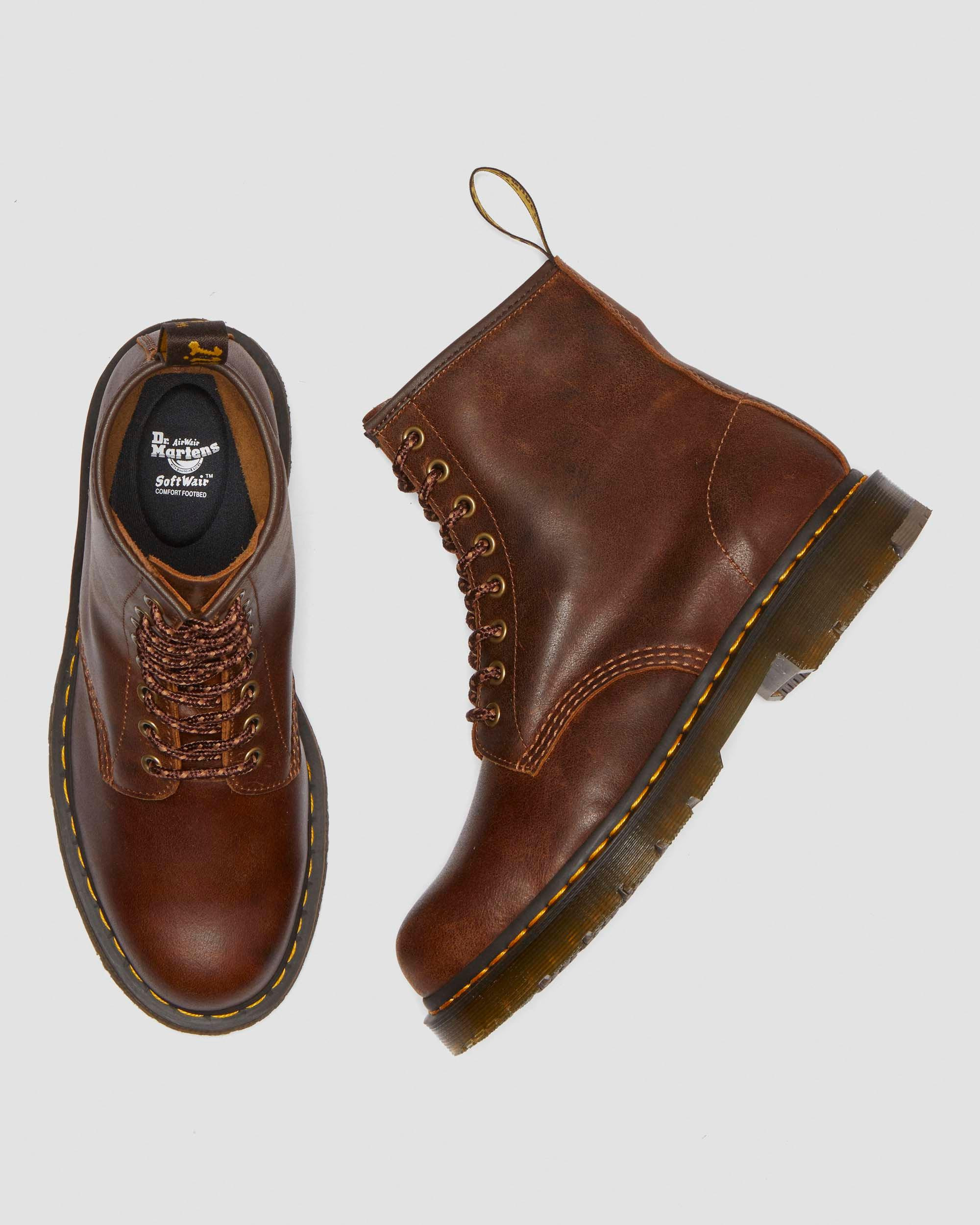 1460 Slip Resistant Leather Lace Up Boots - 2