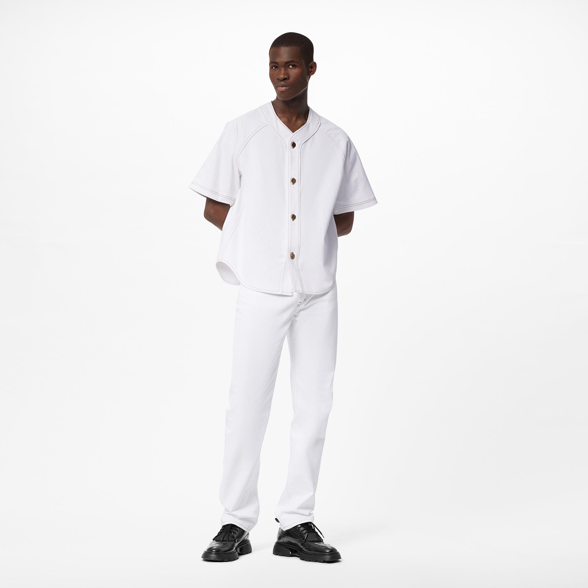 Embossed Monogram Baseball Shirt - 2