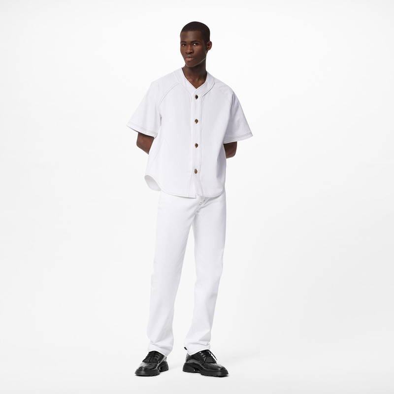 Louis Vuitton Embossed Monogram Baseball Shirt outlook