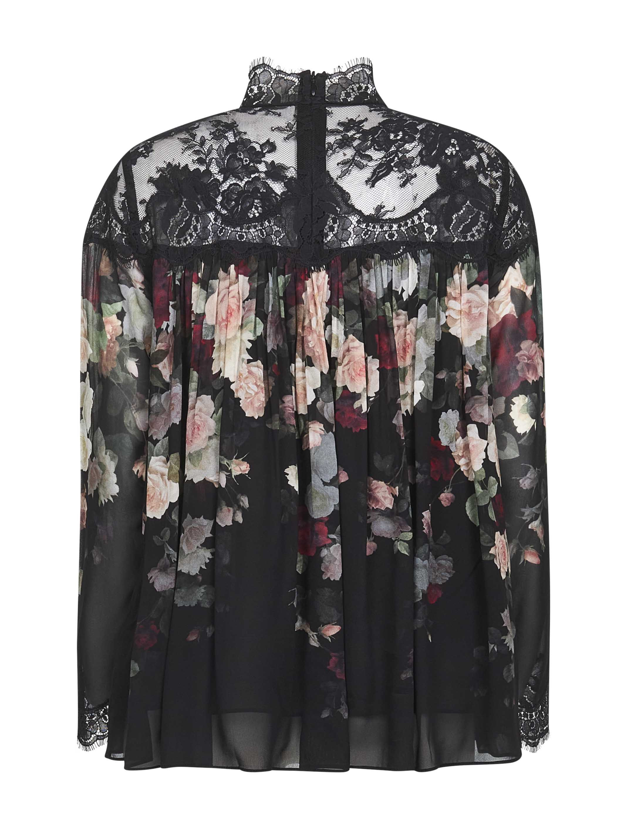 Black Cascade print Hypnotic blouse - 2