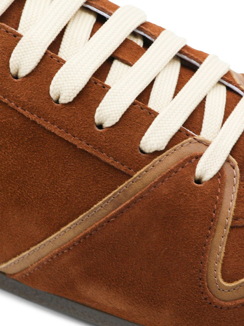 lace-up panelled sneakers 4