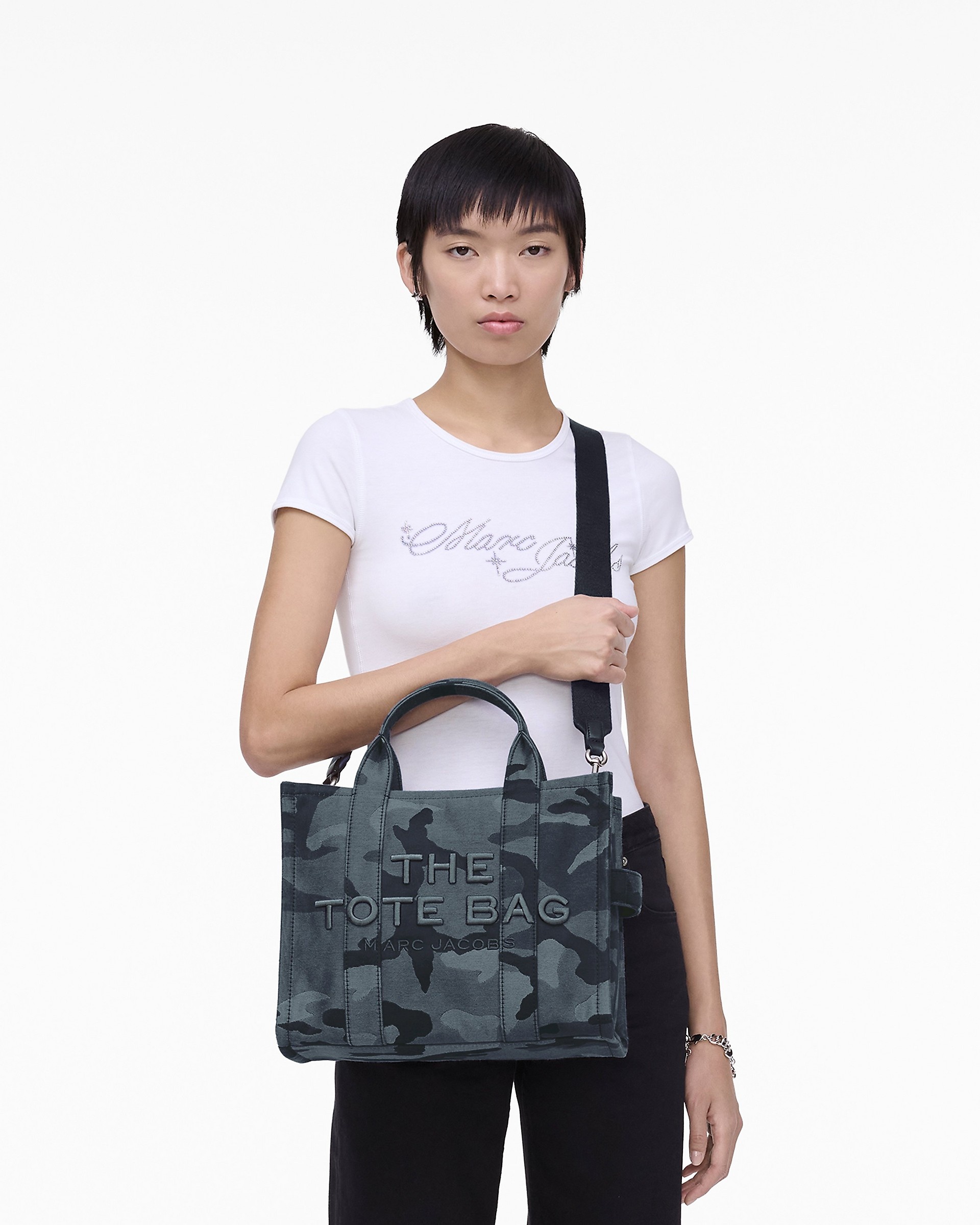 THE CAMO JACQUARD MEDIUM TOTE BAG - 2