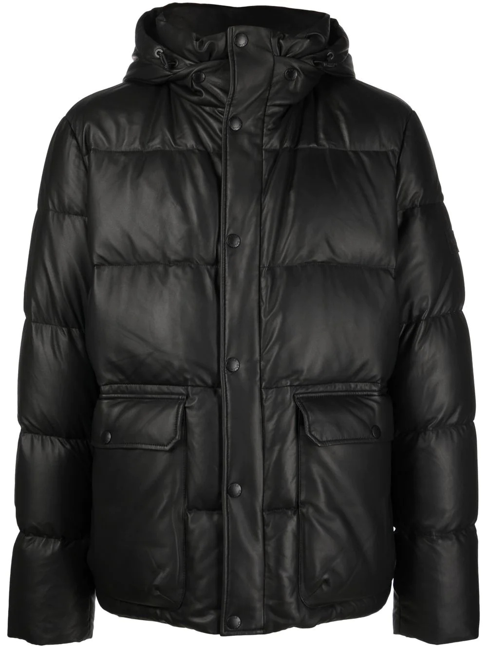 zipped padded jacket - 1