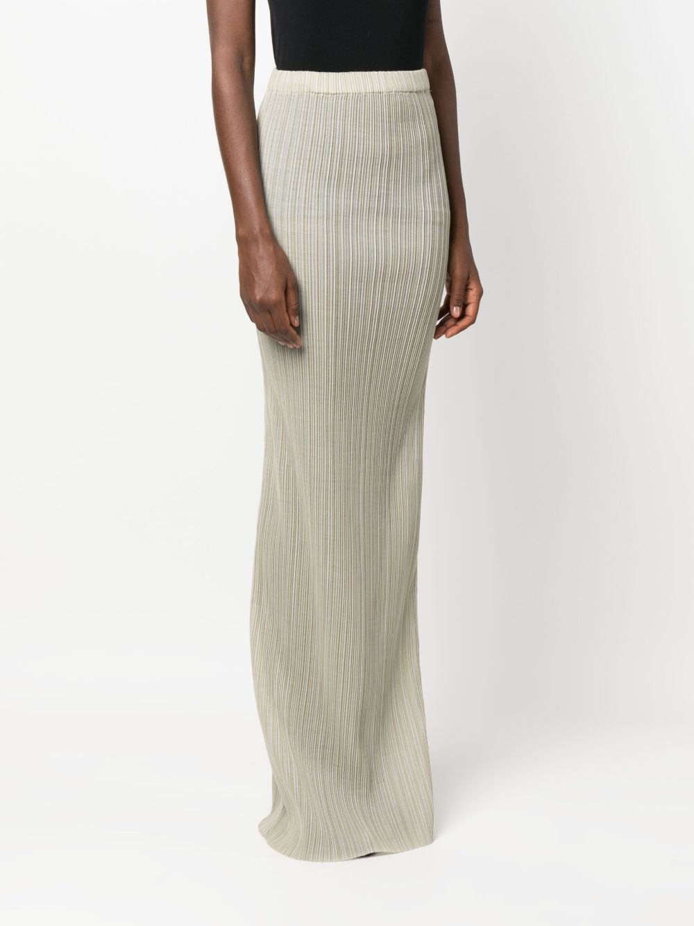 pleated maxi skirt - 3