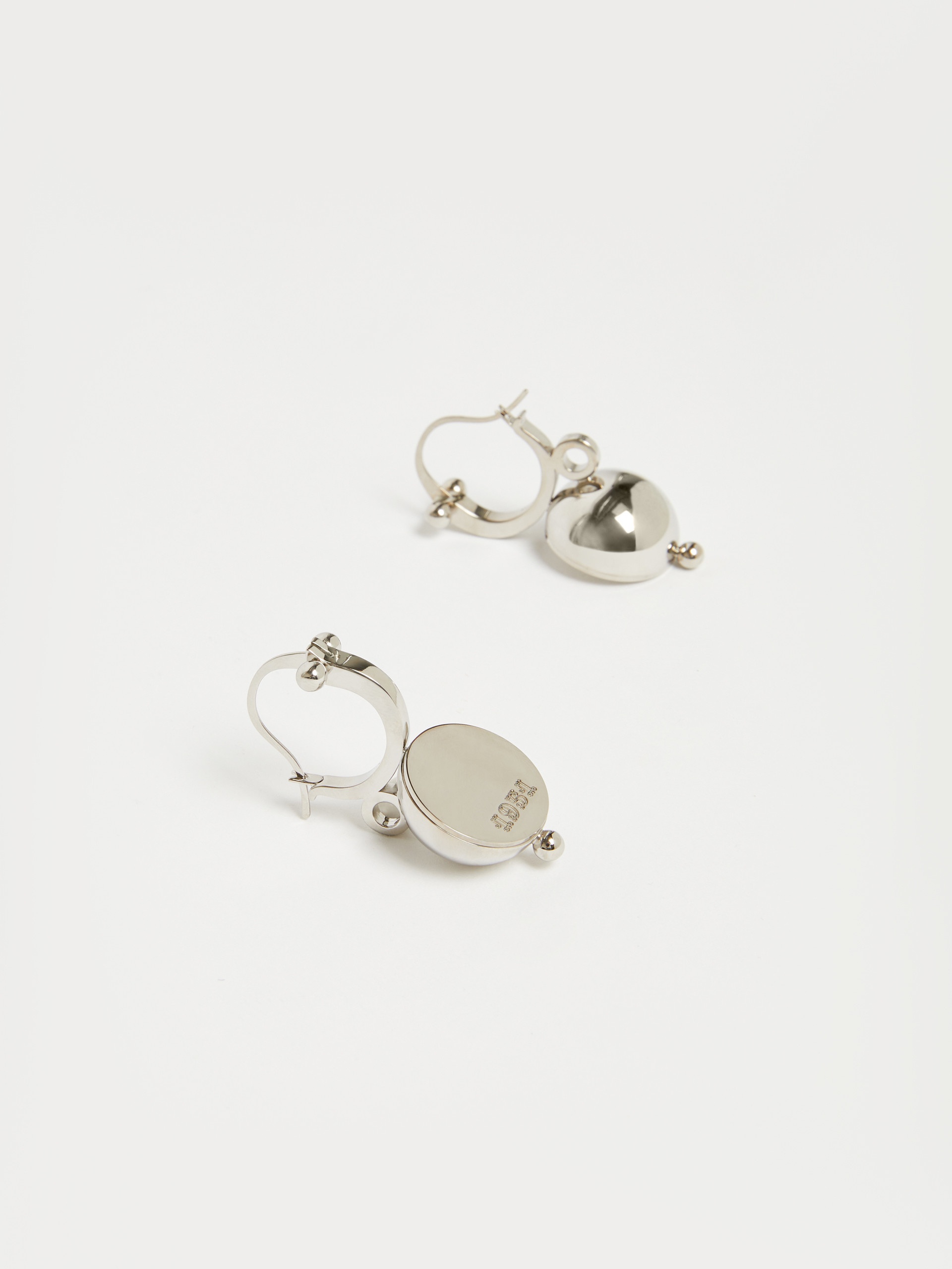 SEMIBALL Metal half-sphere earrings - 2
