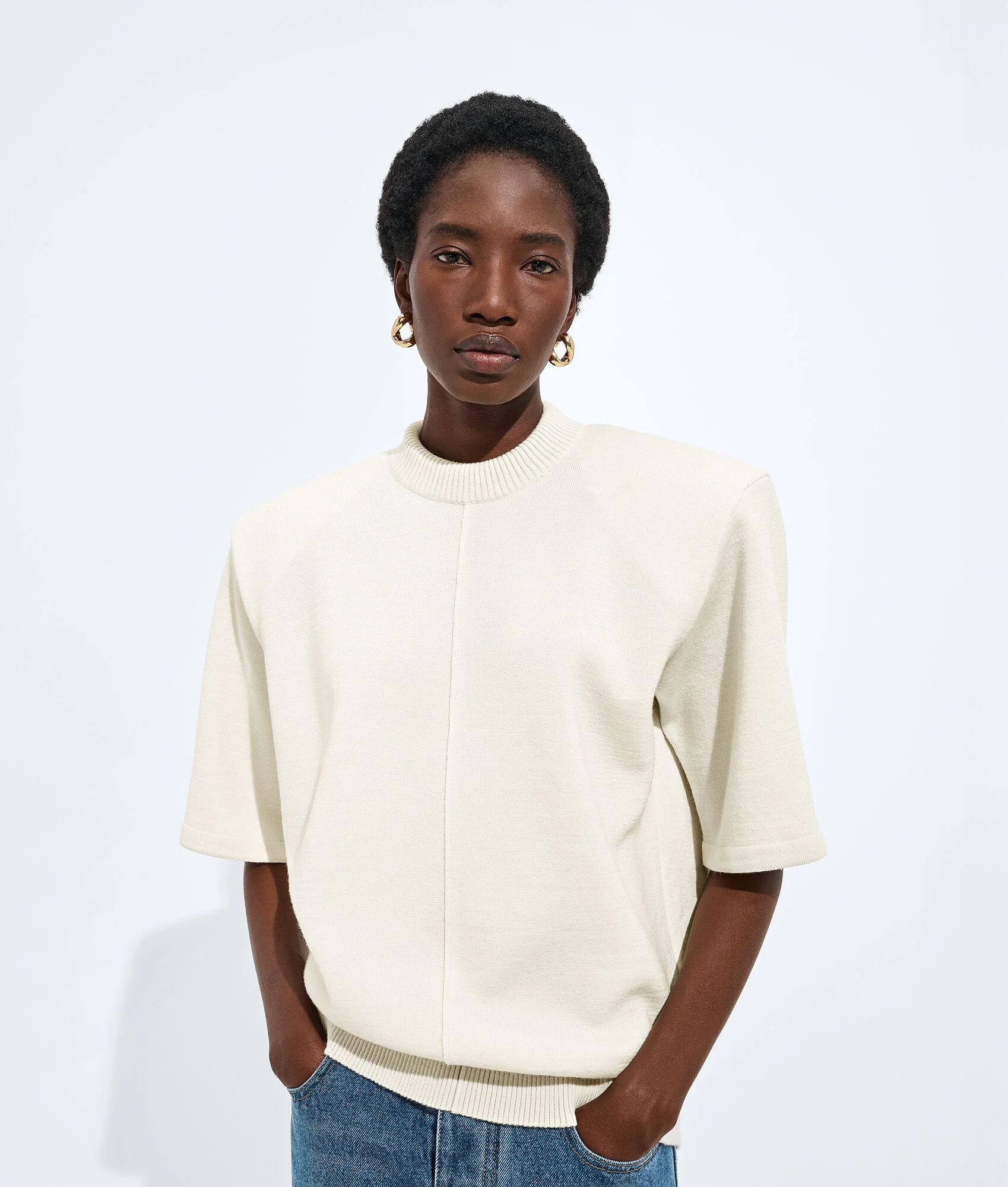 Wool Tailored Top - 1