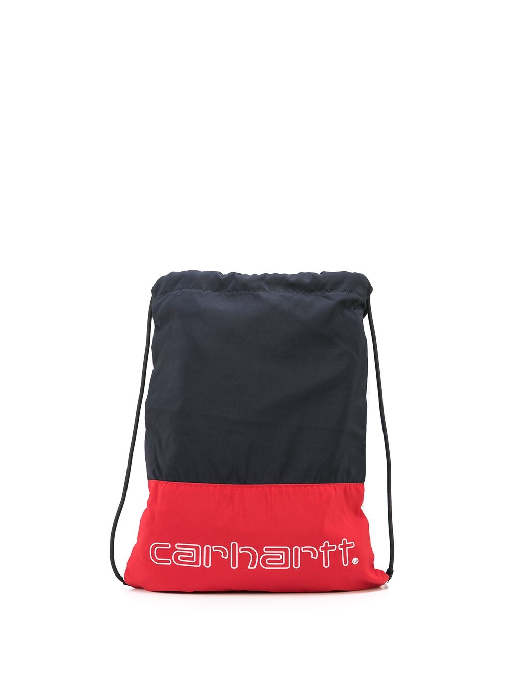 logo-print drawstring bag - 1