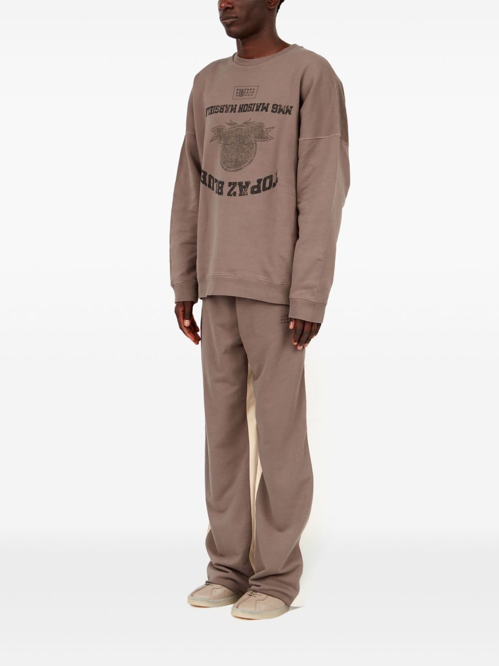 numbers-motif sweatshirt - 6