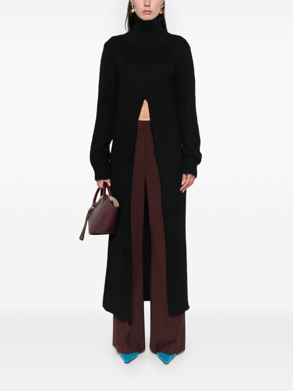 knitted maxi dress - 2