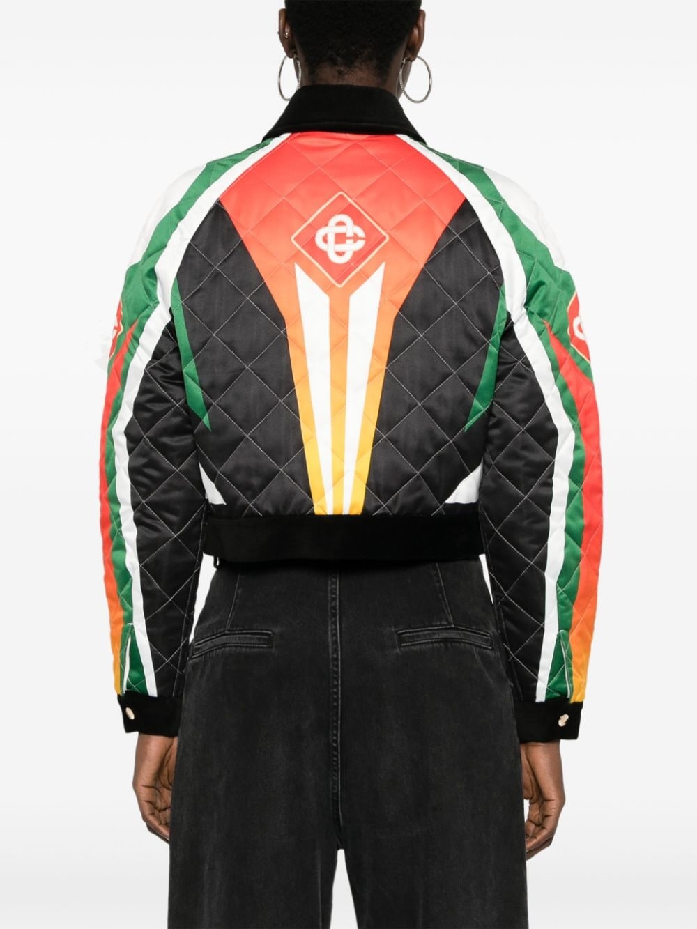 Tennis Club quilted bomber jacket - 4