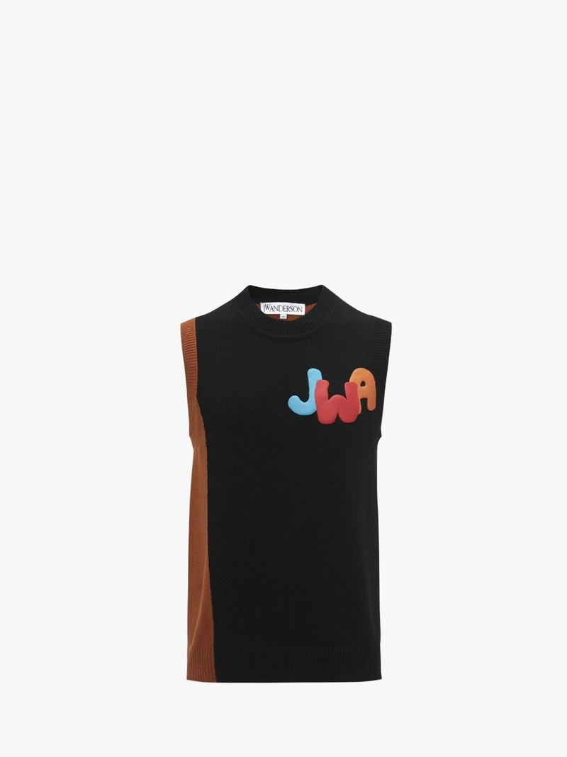 JWA TWO TONE VEST 1