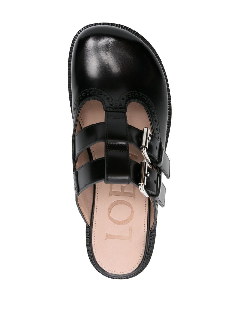 Campo leather Mary Jane mules - 4