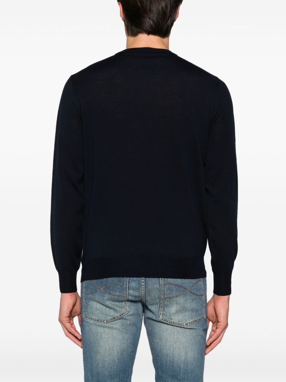 crew-neck merino jumper - 4