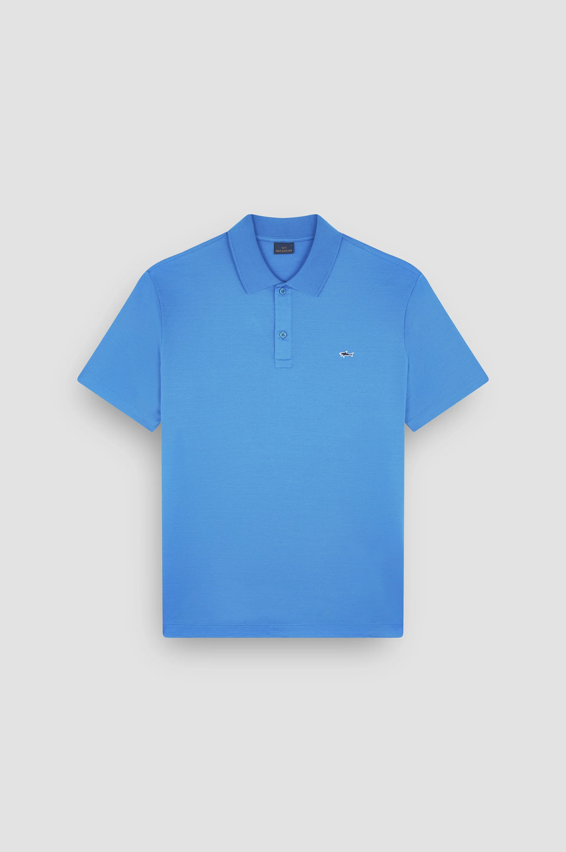 POLO IN DOUBLE MERCERISED COTTON JERSEY - 1