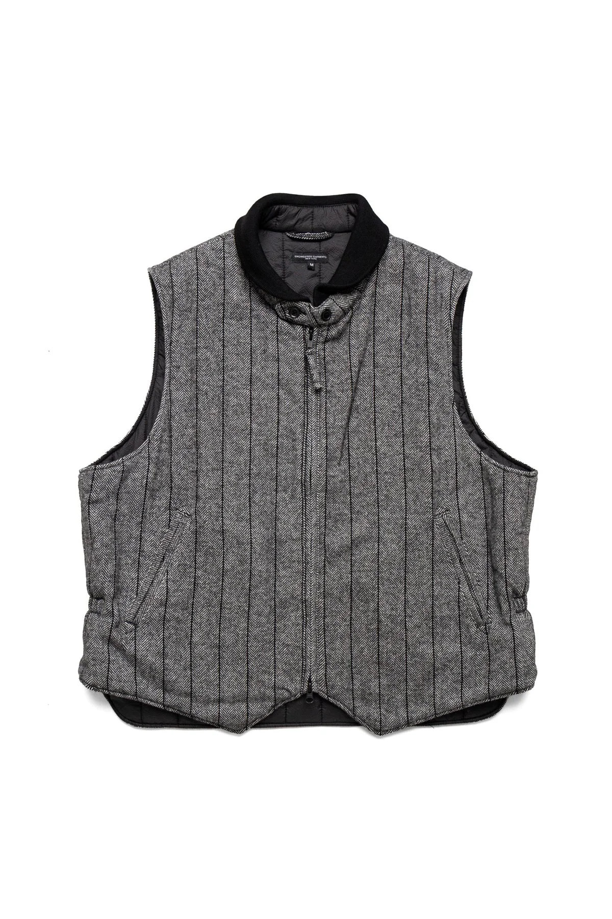 LL Vest Wool Striped HB - Dk. Grey - 1