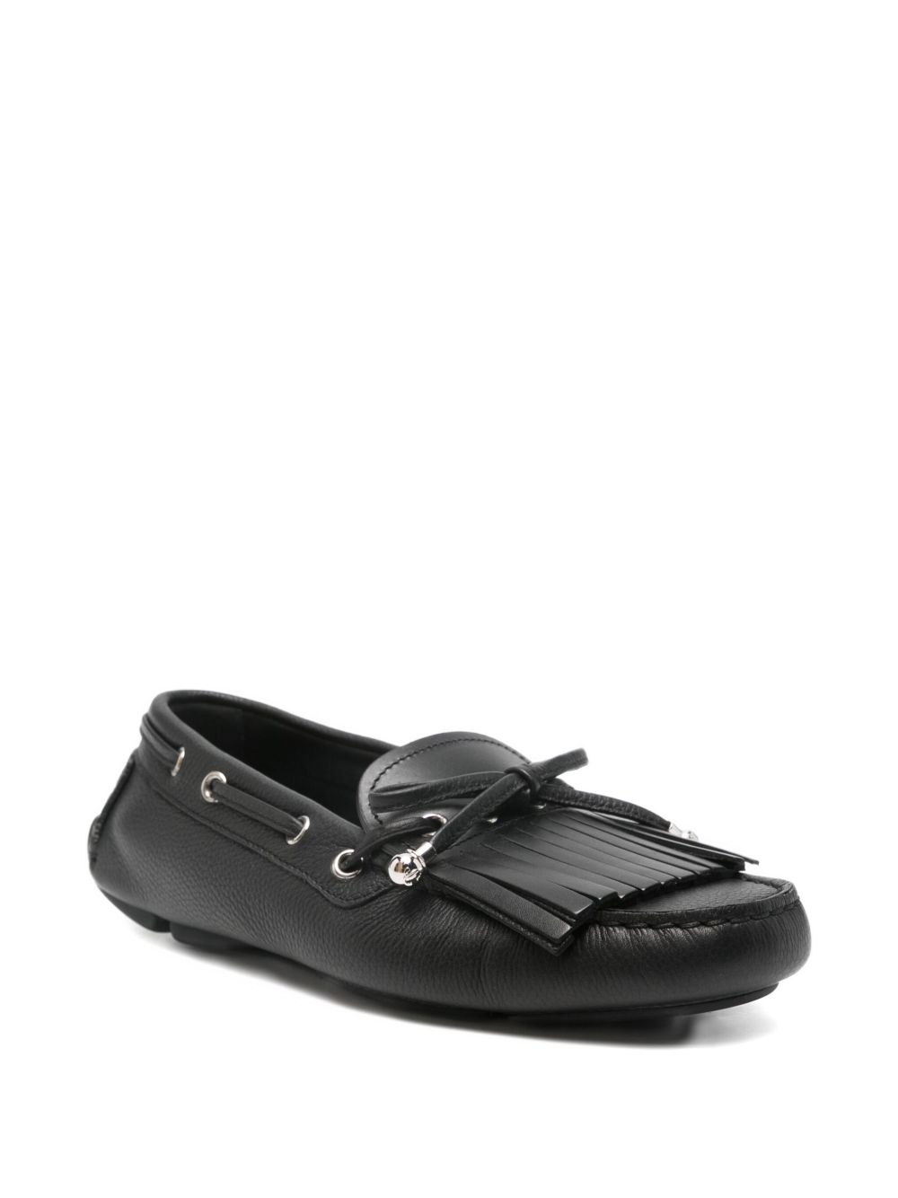 tassel leather loafers - 2