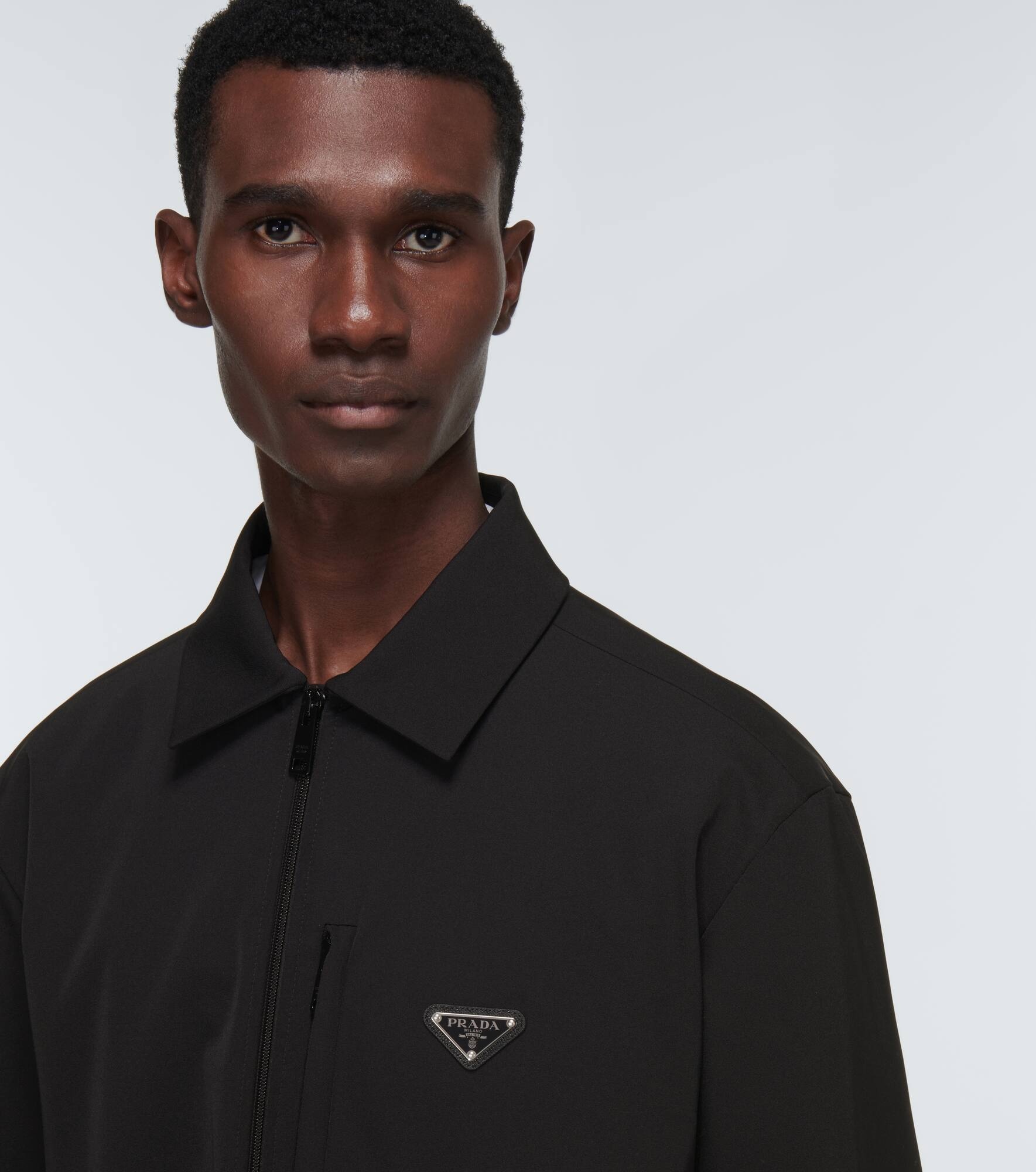 Re-Nylon zipped shirt - 5