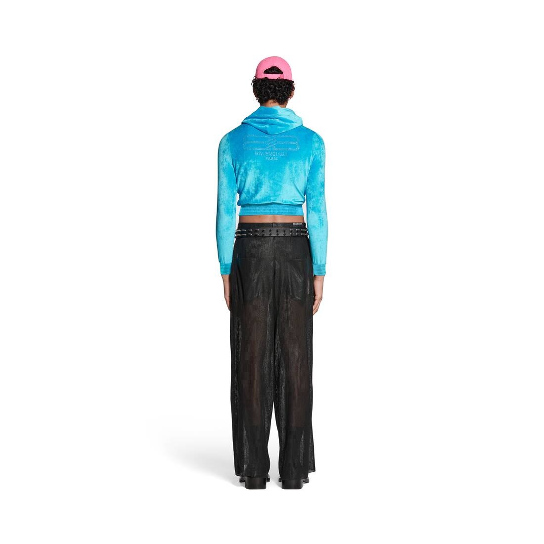 Transparent Pants in Black - 4