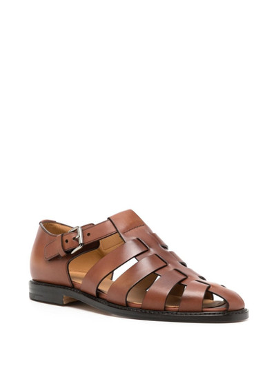 Church's buckled leather sandals outlook