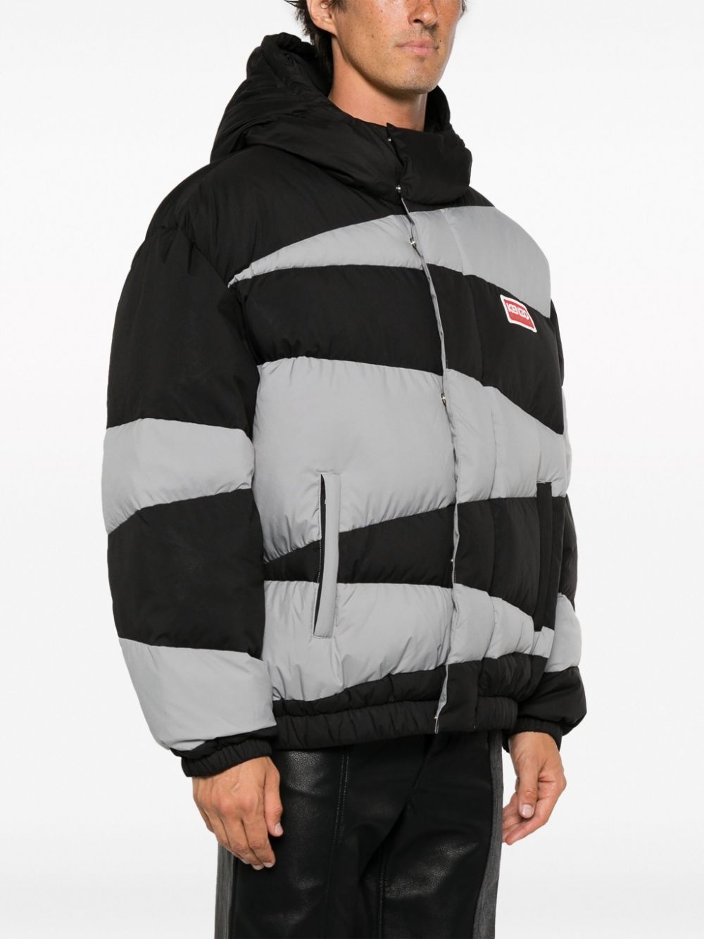 Dazzle Stripe padded jacket - 3