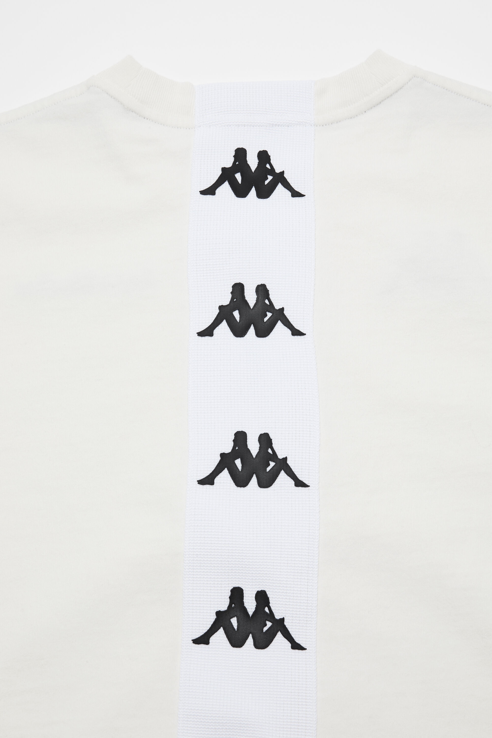 Long sleeve logo t-shirt - Acne Studios x Kappa - White - 4