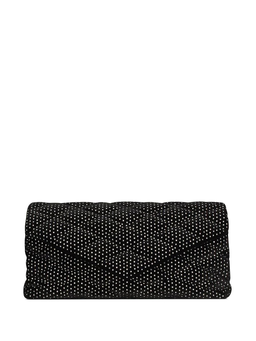 Sade polka-dot padded clutch bag - 1