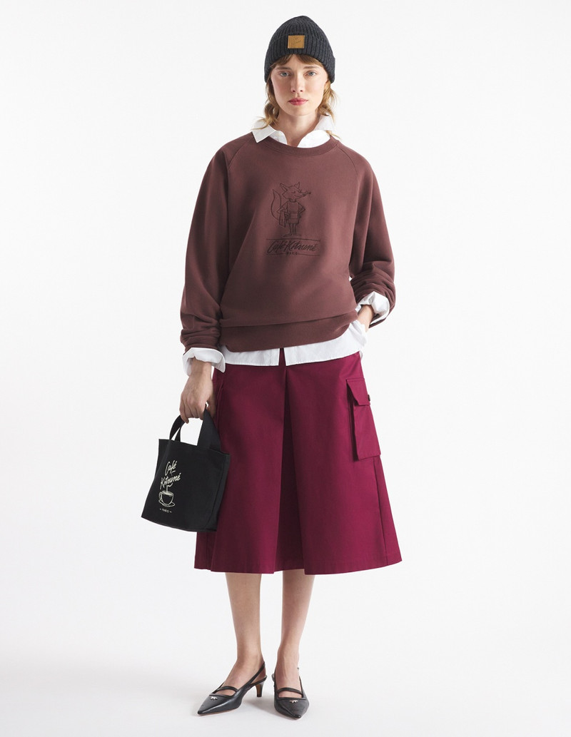 BARISTA FOX OVERSIZED RAGLAN SWEATSHIRT 3