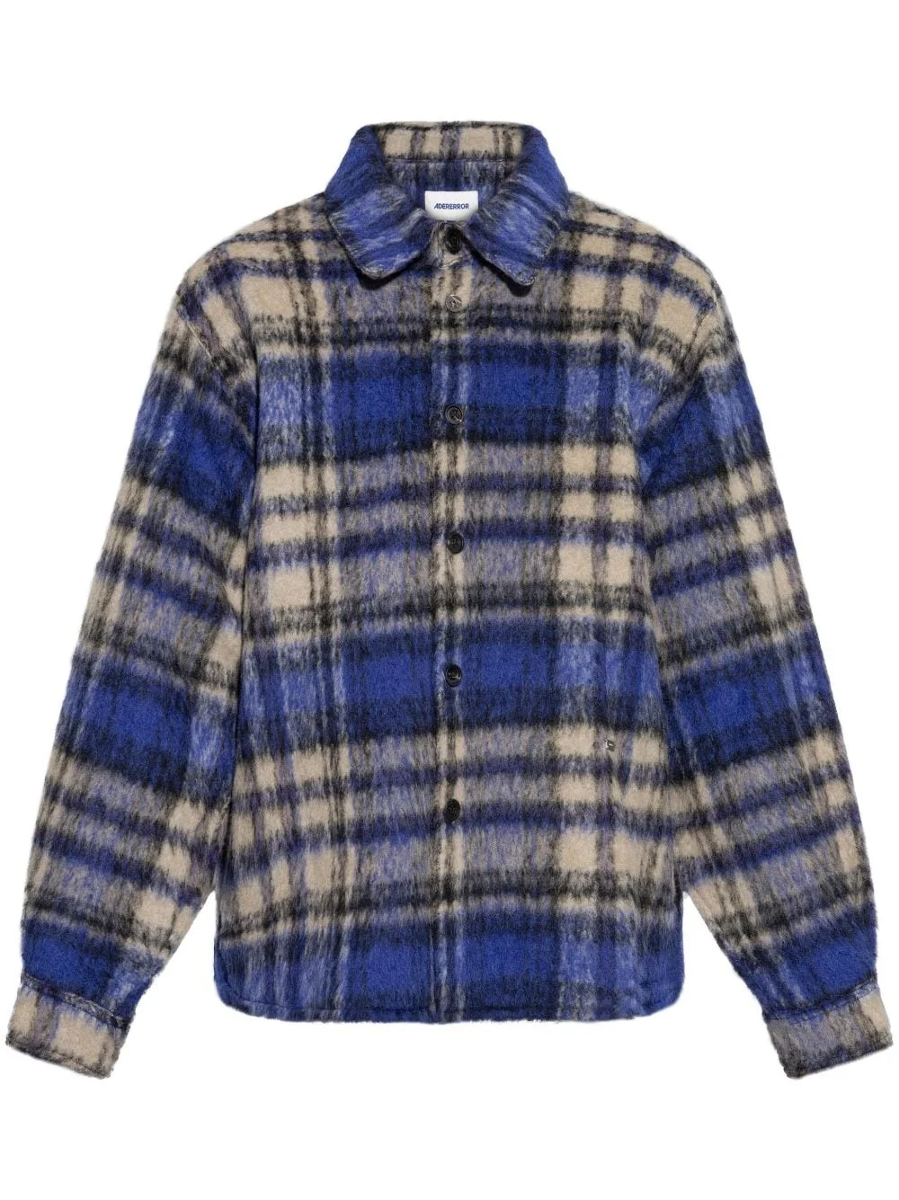 check-pattern shirt jacket - 1