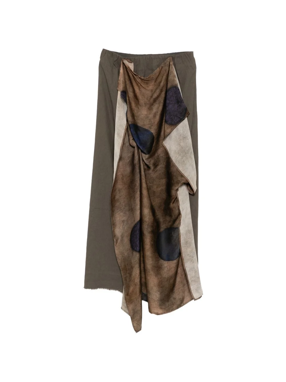 draped Gale midi skirt - 1
