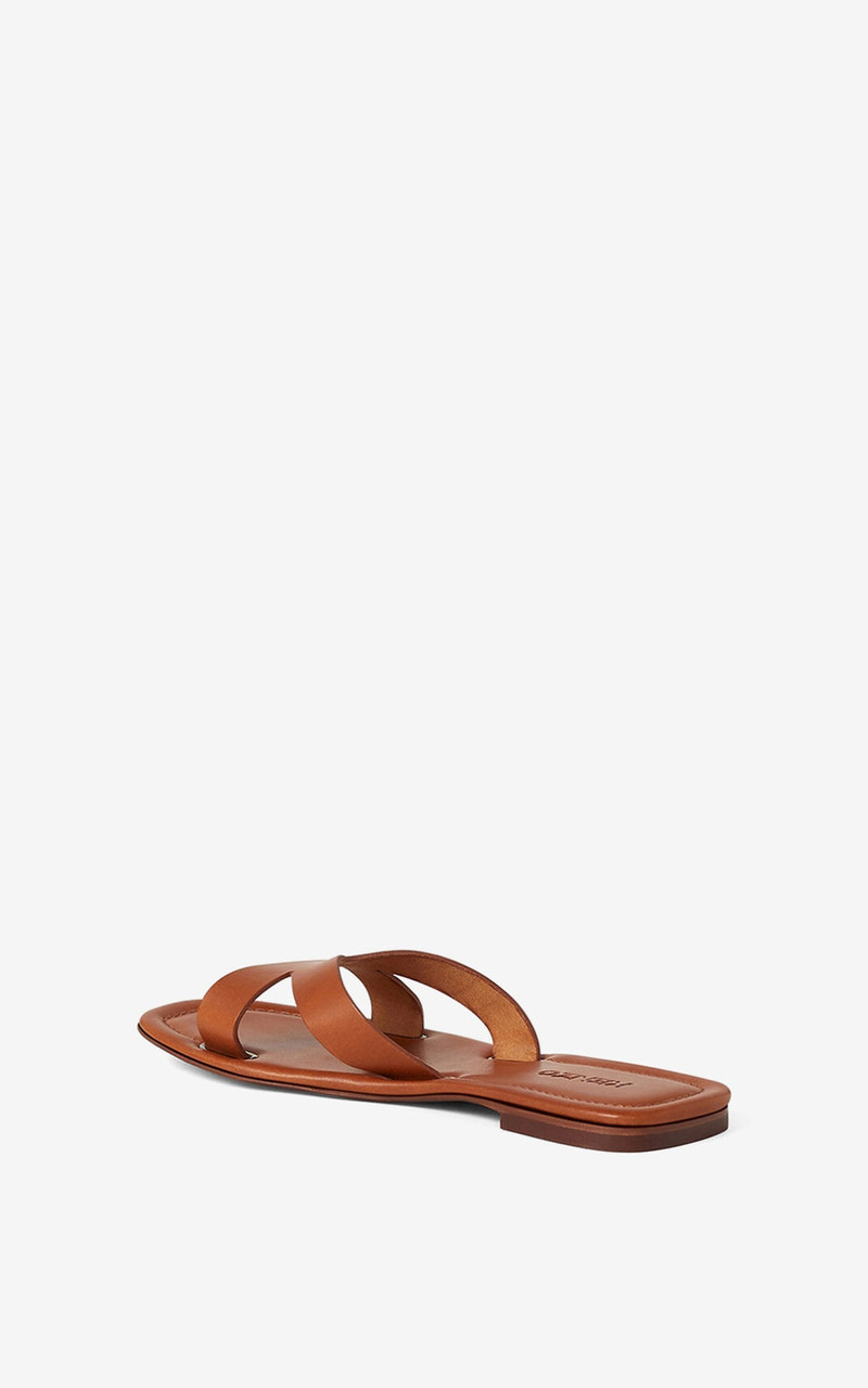 OPANKA flat leather mules 4