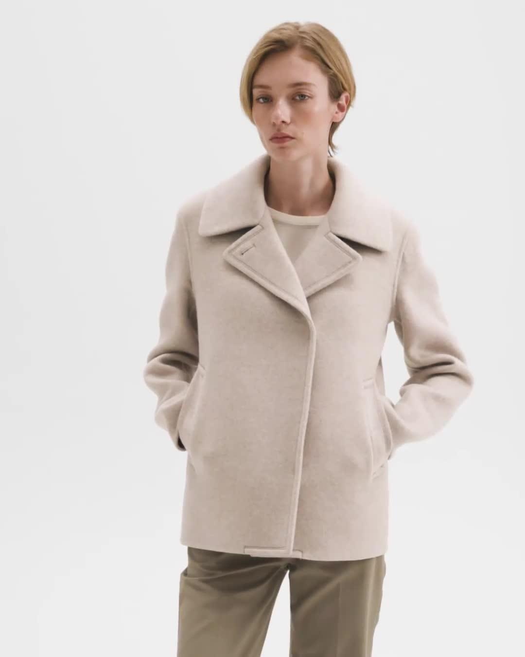 Peacoat in Recycled Wool - 7