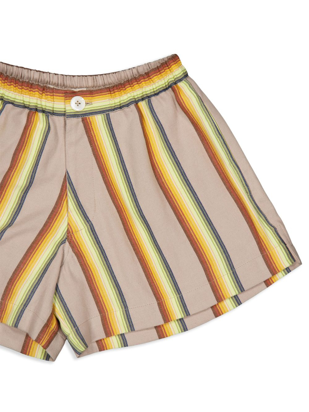striped cotton shorts - 3