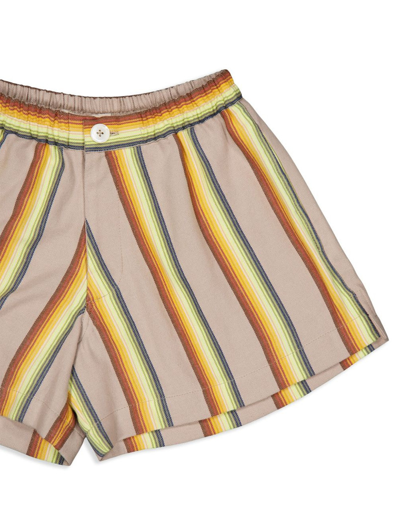 striped cotton shorts 3