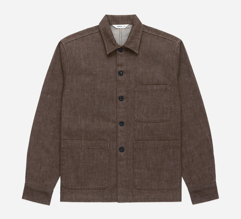 Shop Jacket - Brown Denim 1