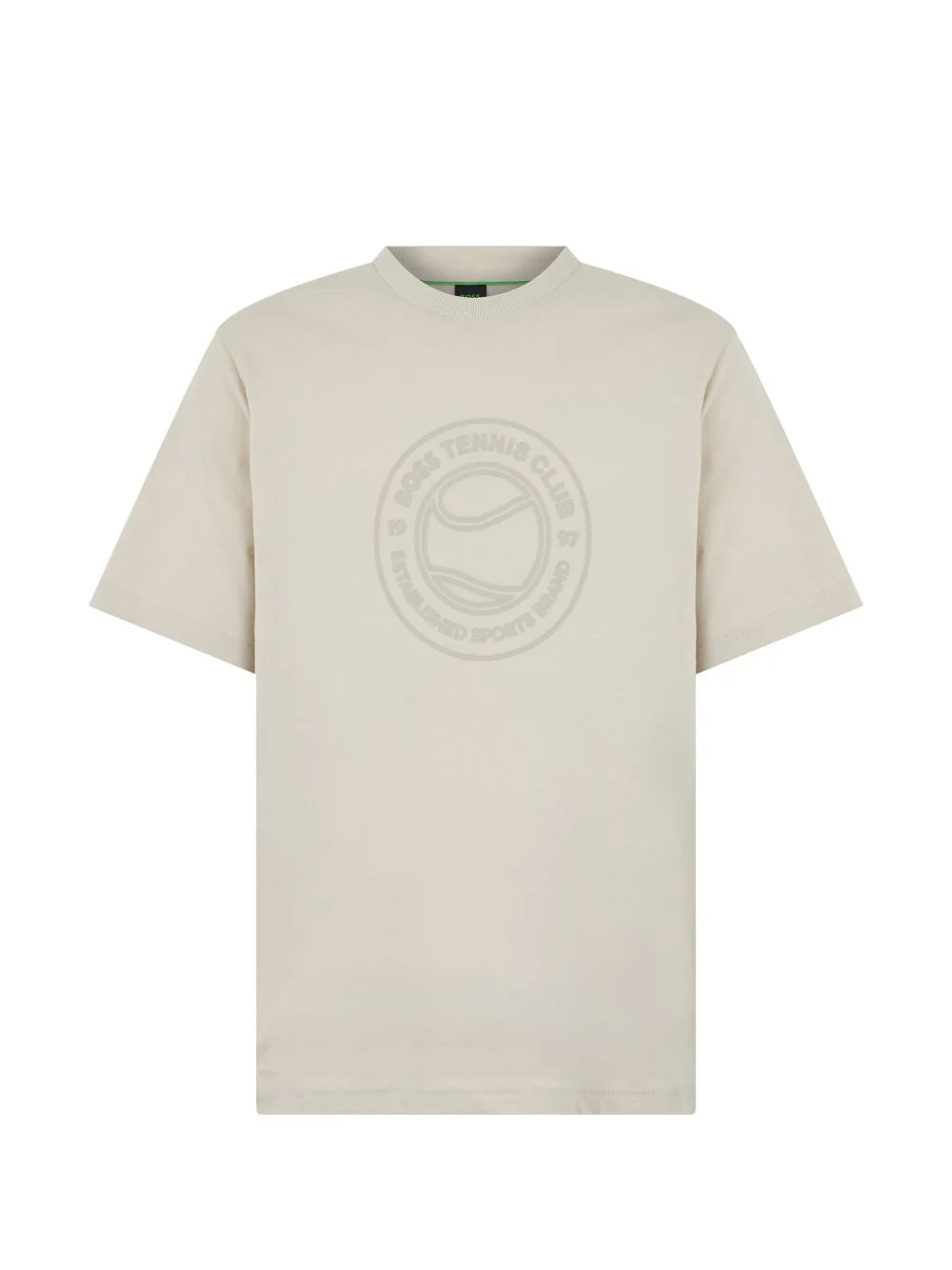embossed graphic T-shirt - 1