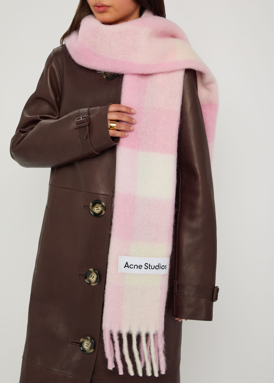 Acne Studios Vally Checked Wool-blend Scarf - 2