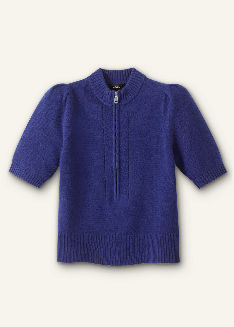 Pouf Sleeve Knit Tee 7