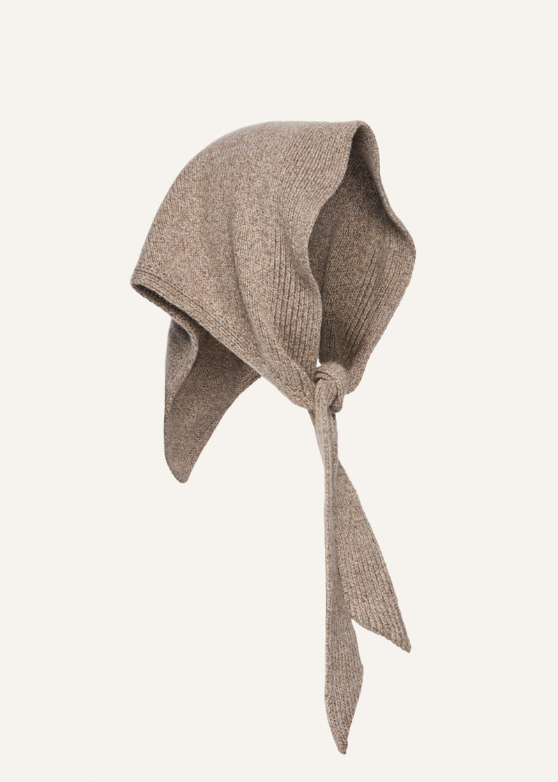 MAGDA BUTRYM Knitwear tie scarf in beige outlook