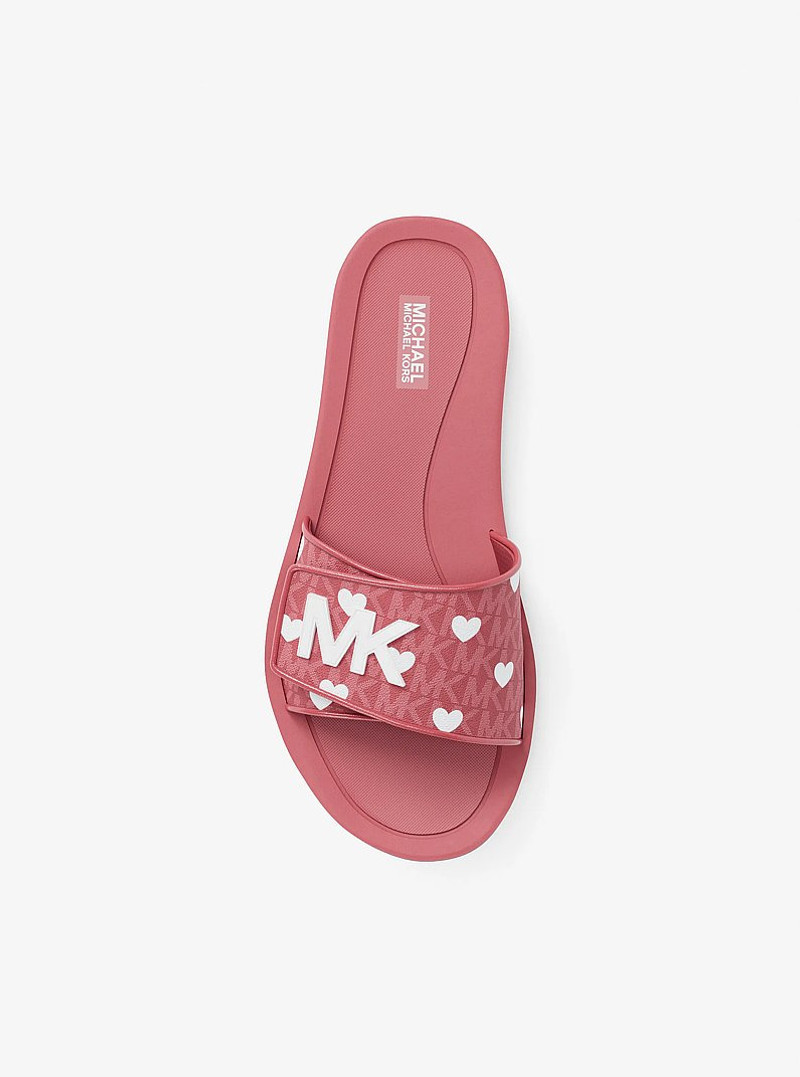 Palmer Printed Signature Logo Slide Sandal 5