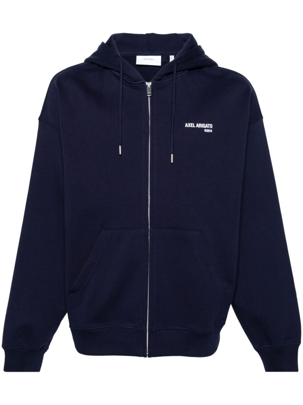 Fiel zipped cotton hoodie - 1