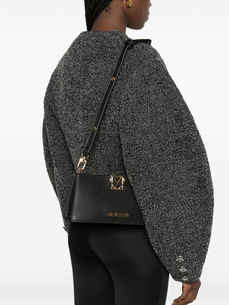 Moschino logo-plaque shoulder bag outlook