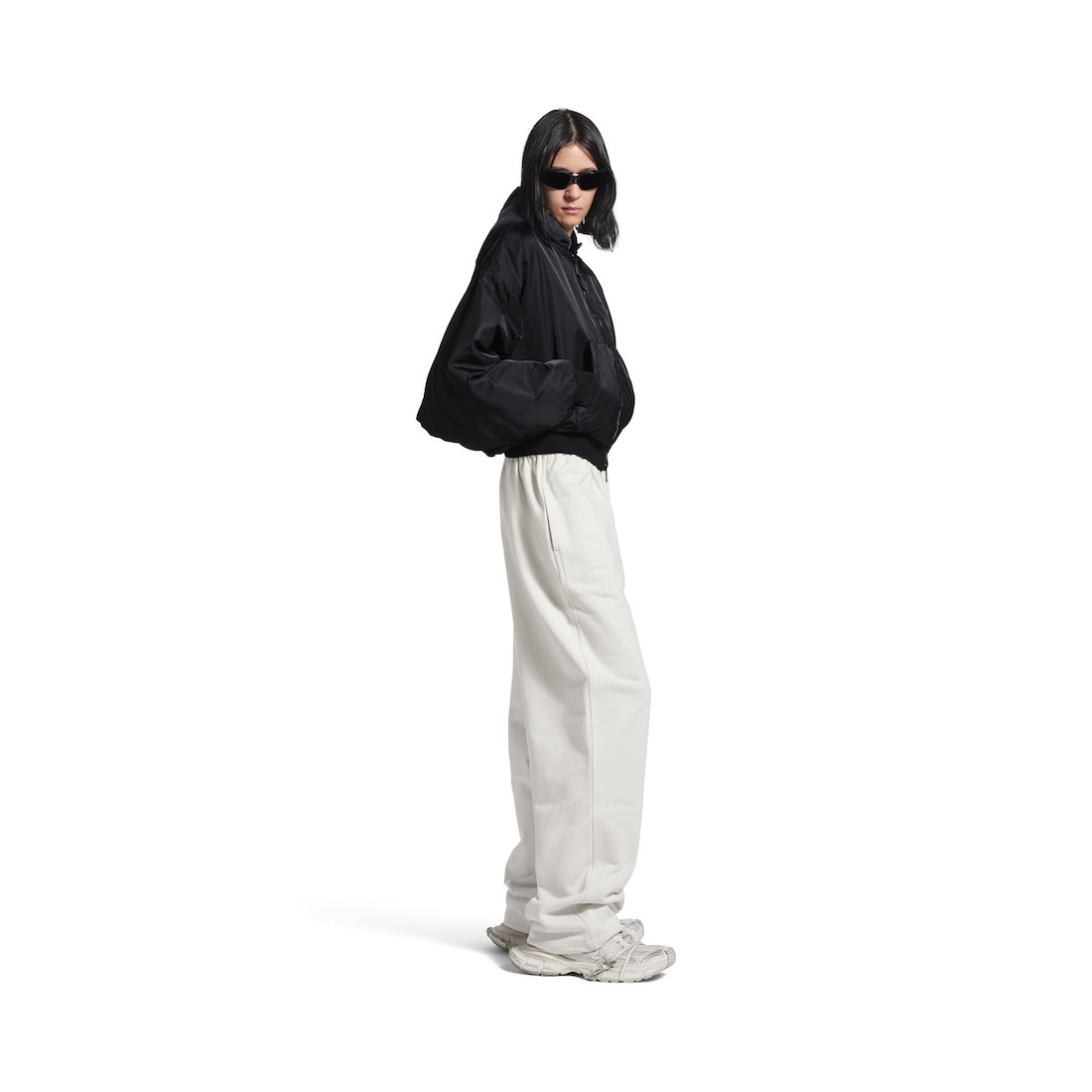 Men's Political Campaign Jogging Pants in White - 5