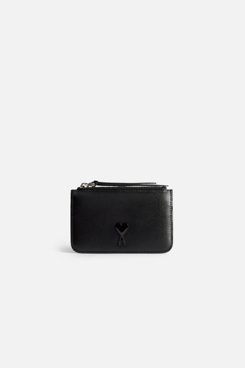 AMI Paris Ami De Cœur Zipped Wallet outlook