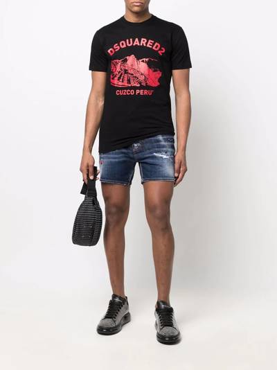 DSQUARED2 logo-print short-sleeve T-shirt outlook