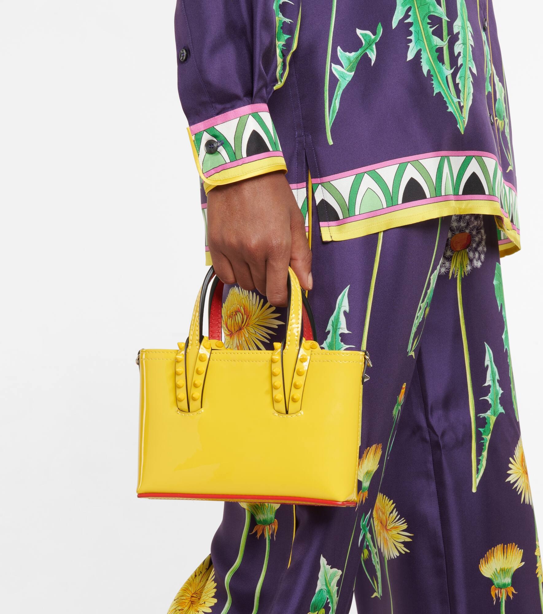Cabata Nano patent leather tote bag - 2
