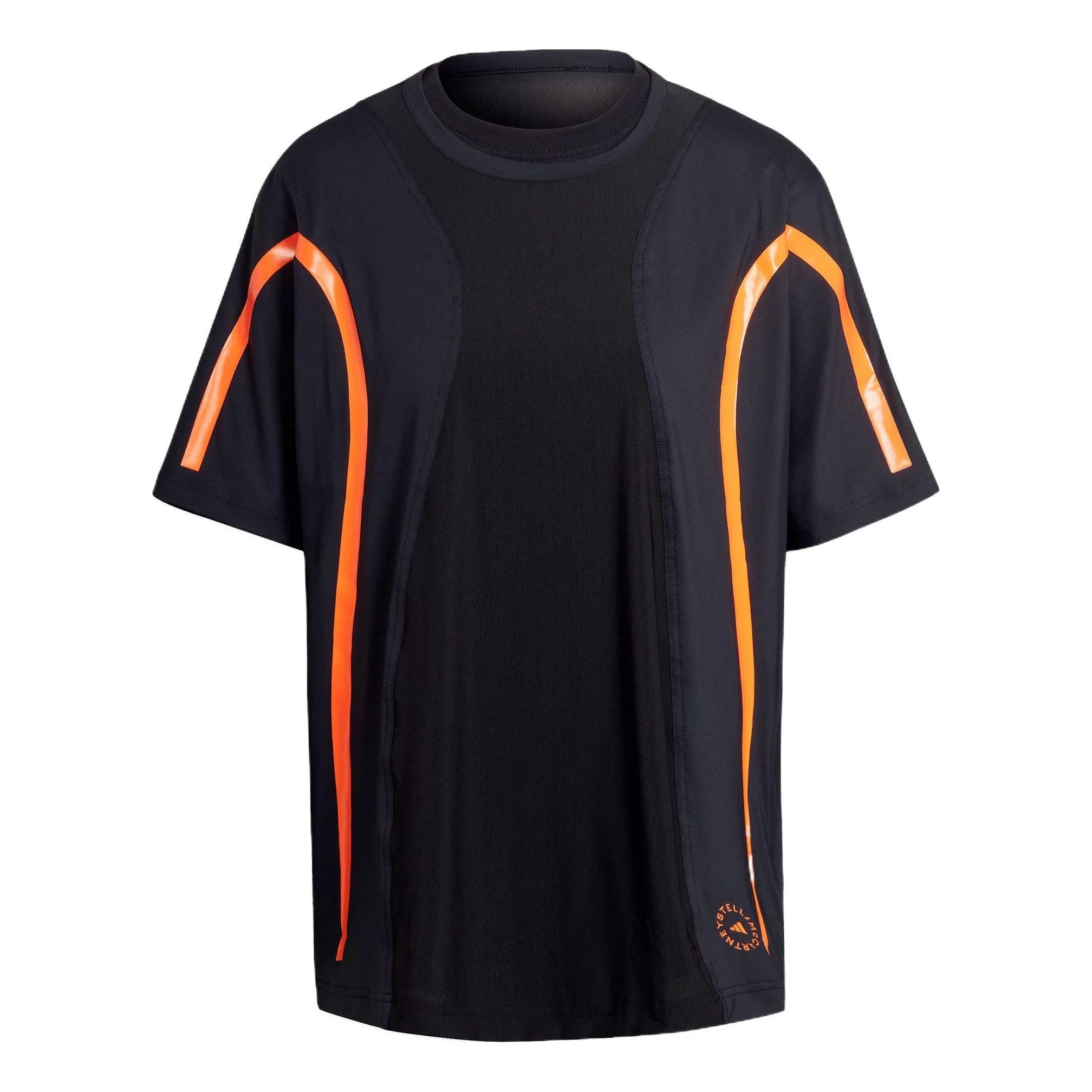 (WMNS) adidas by Stella McCartney TruePace Running Loose T-Shirt 'Black Orange' HD9113 - 1