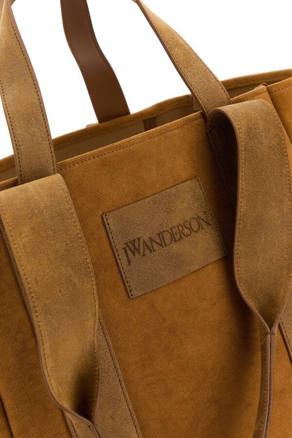 トートバッグ JW ANDERSON Camel Canvas Workwear Shopping Bag JW Anderson Camel canvas Workwear shopping bag