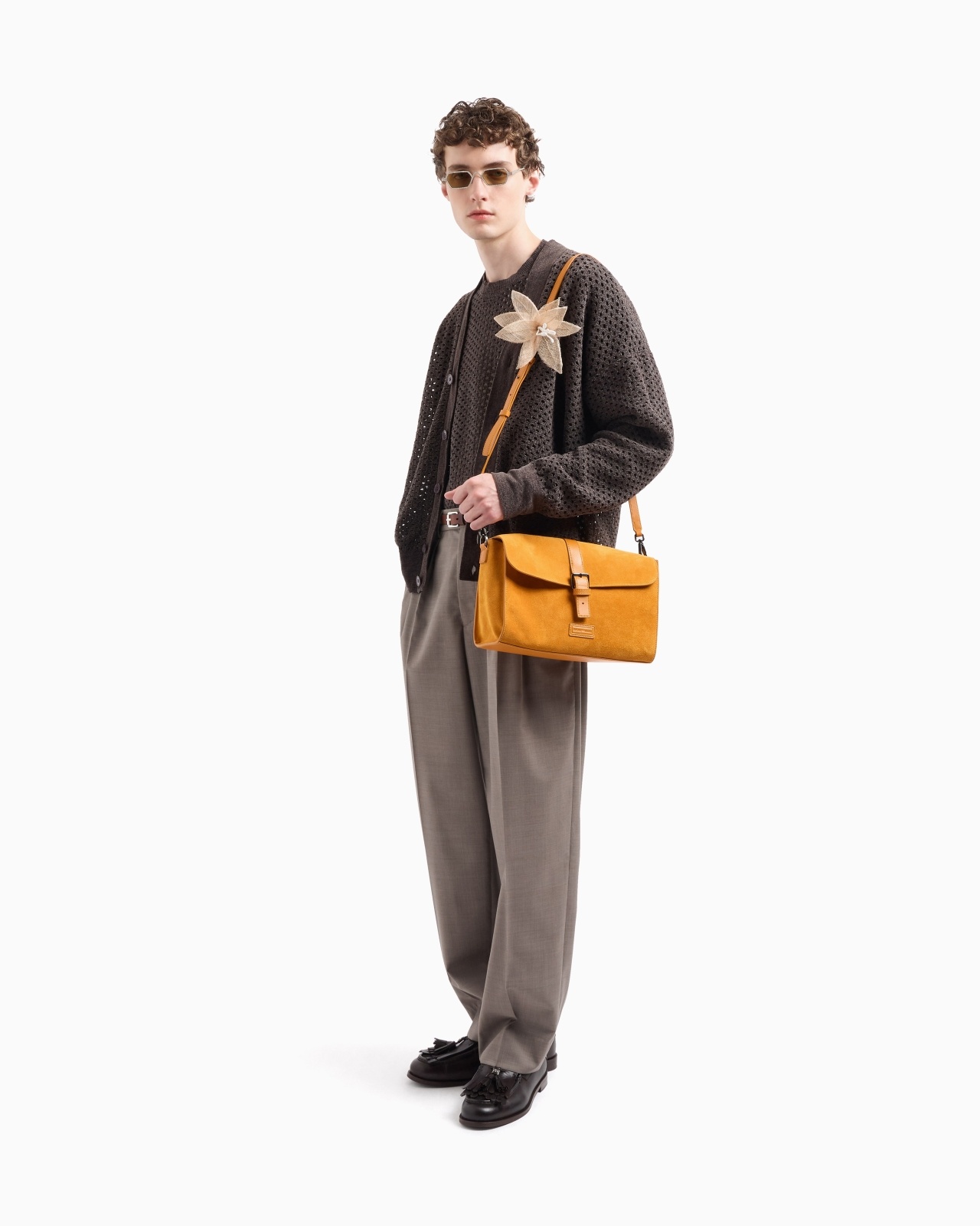 JUMPER IN A PERFORATED, PUNCH-STITCH CHENILLE - 2