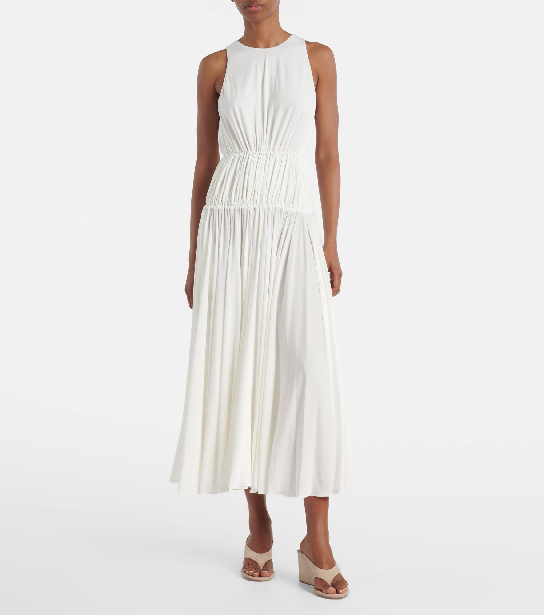 Gathered jersey maxi dress - 2
